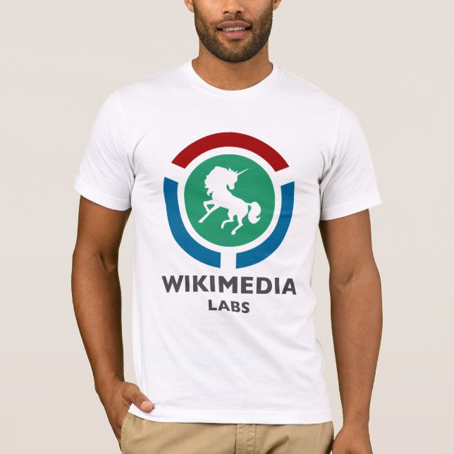 Wikimedia labbskjorta t-shirt (Framsida)