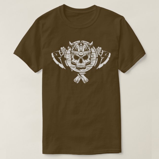 Wiking skalle t shirt (Design framsida)