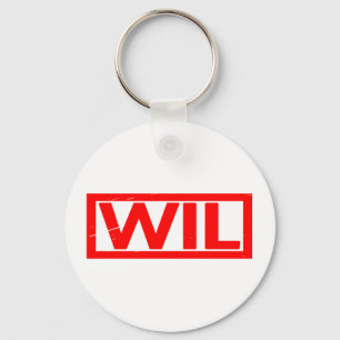 Wil Frimärke Nyckelring