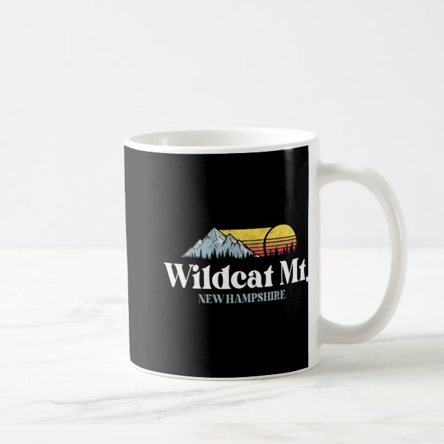 Wilat Mountain, New Hampshire, Ski Slopes Snowboar Kaffemugg (Höger)