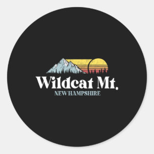 Wilat Mountain, New Hampshire, skidbackar snowboar Runt Klistermärke