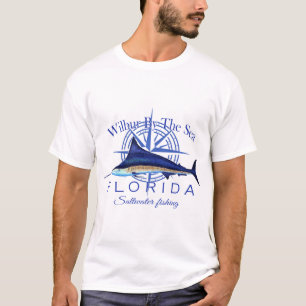 Wilbur by Sea Florida Sailfish Saltwater Fishi T Shirt