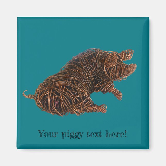 Wilbur - en diskret gris. magnet (Framsidan)