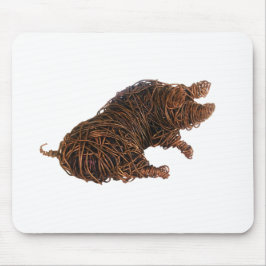 Wilbur - en diskret gris. musmatta