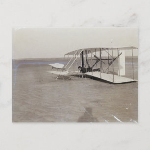 Wilbur Wright i Prone Position i Skörd Maskin Vykort