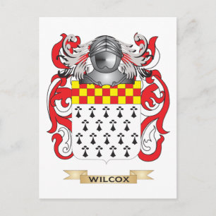 Wilcox Family Crest (Jackande av Arm) Vykort