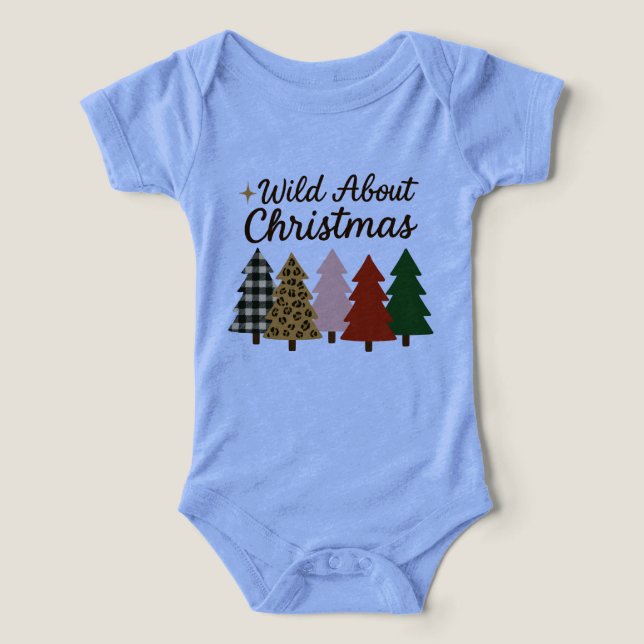 Wild about Christmas baby one piece infant T Shirt (Design Framsida)