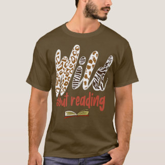 Wild About Reading Present for Book Lovers  T Shirt