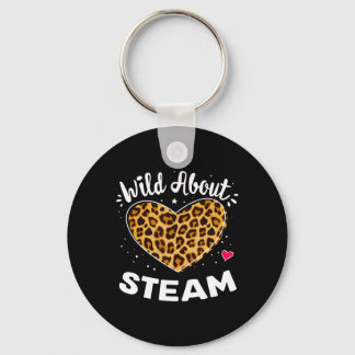 Wild About Steam Leopard Squad Stem Byck To School Nyckelring