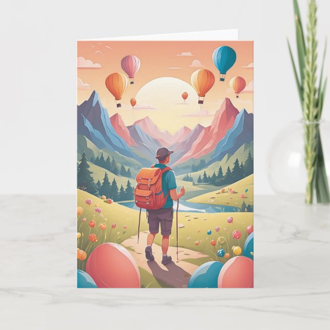 Wild Adventure Birthday Wishes Kort (Framsida)
