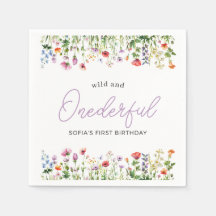 Wild and Onederful Wildflower 1st Birthday