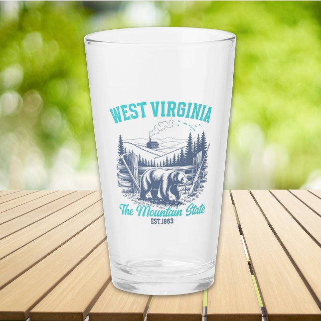 Wild and Scenic West Virginia State Pride  Glaskopp (Skapare uppladdad)