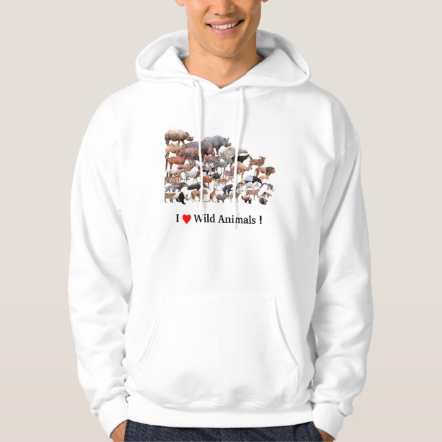Wild Animals Hoodie (Framsida)