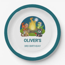 Wild Animals Jungle Night Camping Birthday Party 