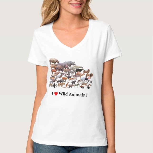 Wild Animals T-shirt (Framsida)