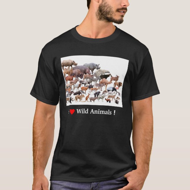 Wild Animals T Shirt (Framsida)