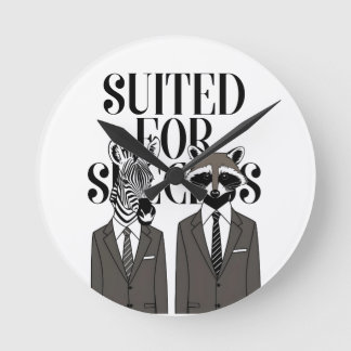 Wild at Heart: The Suited Elite Tee Rund Klocka