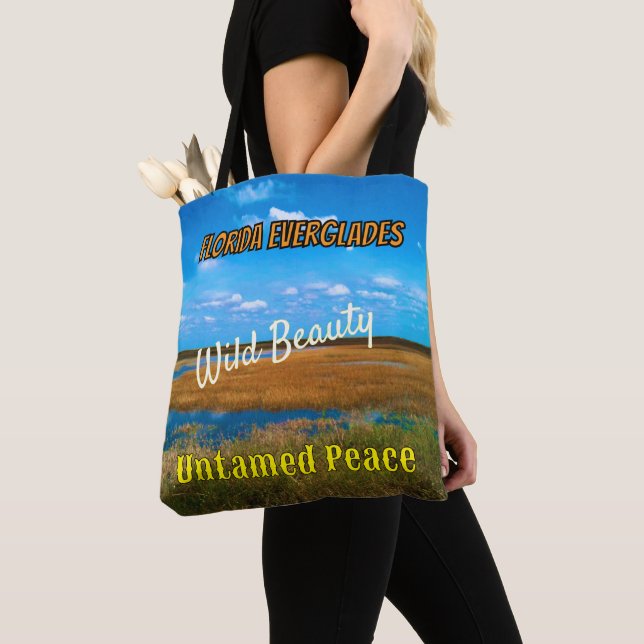 Wild Beauty Untamed Peace Everglades Scenic Tygkasse (Närbild)