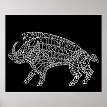 Wild Boar with Runes