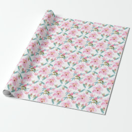 Wild cherry blossom blooming garden presentpapper