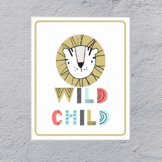 Wild Child Scandia Lejon Poster