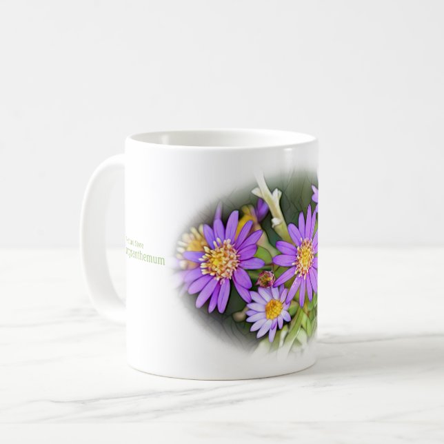Wild Chrysanthemum Kaffemugg (Framsida vänster)