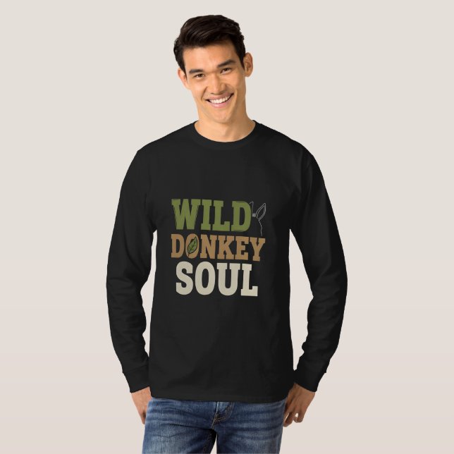 WILD DONKEY SOUL T SHIRT (Hel framsida)