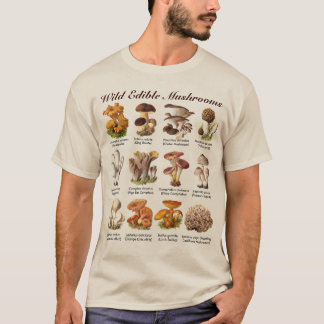 Wild Edible Mushrooms T-Shirt