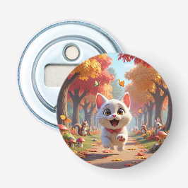 Wild Escape: Running Cat Bottle Opener Flasköppnare