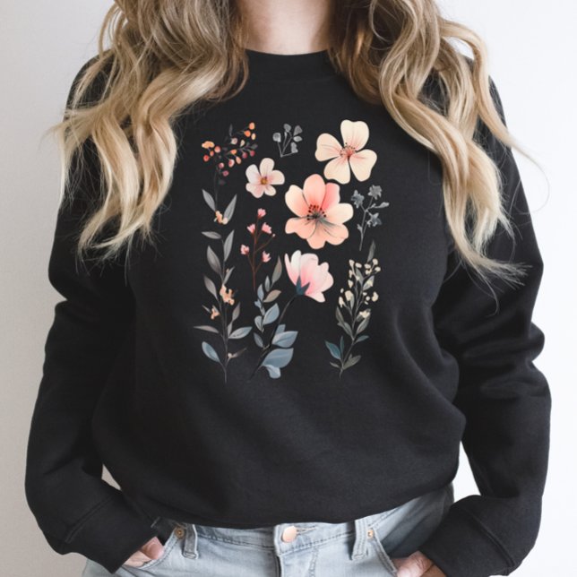 Wild Flower-Floral-Cute T Shirt (Skapare uppladdad)