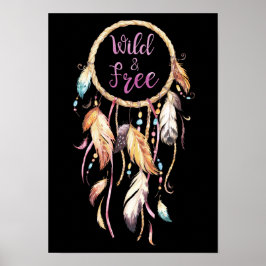 Wild & Free-affisch Poster