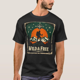 Wild & Free – Outdoor Freedom Nature Spirit Tee