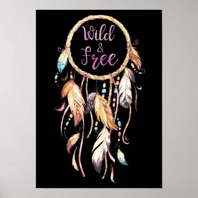 Wild & Free-plakat Poster (Framsidan)