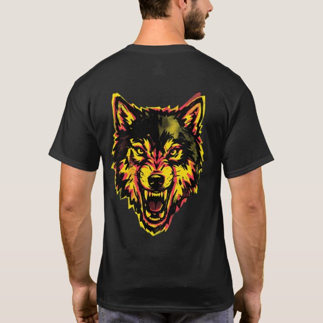 Wild & Free T-shirt – Born to Run Varg Grafisk Tee (Baksida)