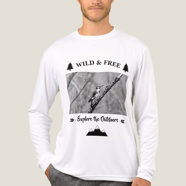 Wild & Free T-Shirt Tri-Blend Tröja (Framsida)