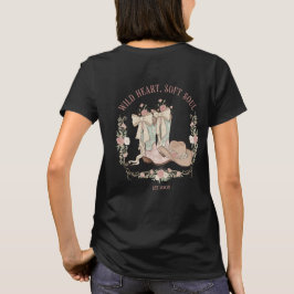 Wild Heart Soft Soul Cowgirl Boots Pink Floral T Shirt
