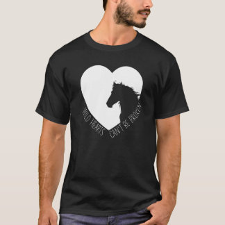 Wild Hearts Horse Horseback Riding T Shirt