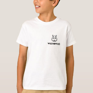 WILD HIPPO® Signatur Grafisk T-shirt – Premium Kam