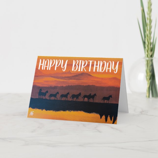 Wild Horses of Montana Painting by Alfred Fox Kort (Framsida)