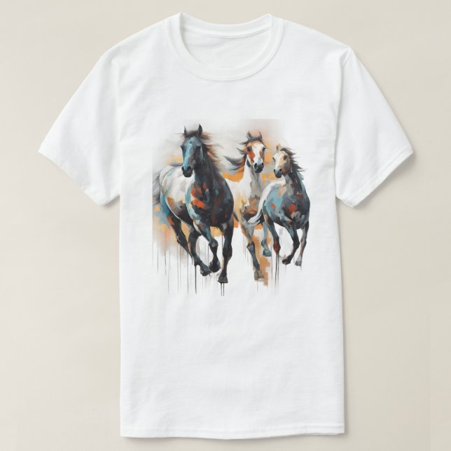 Wild horses t shirt (Design framsida)