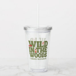 Wild In The Woods Kids Birthday Take Away Mugg