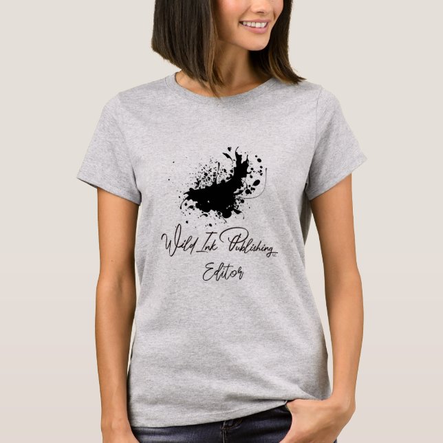 Wild Ink Publishing-redaktör  T Shirt (Framsida)