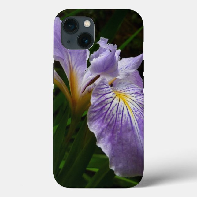 Wild Iris Flower Purple Floral (Baksida)
