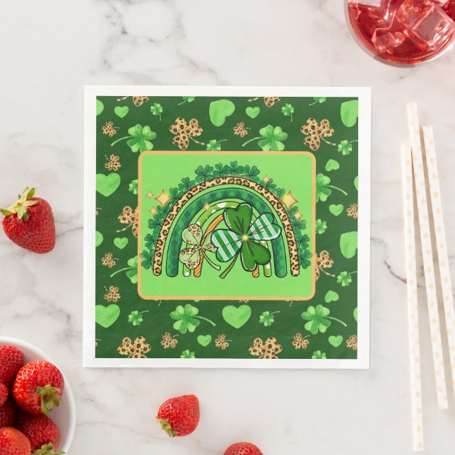 Wild Irish Rainbows  Paper Dinner Napkins Pappersservett (Insitu)