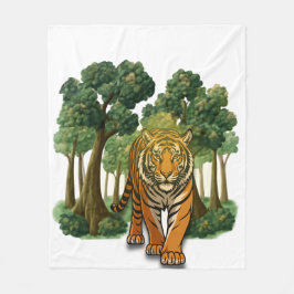 “Wild Jungle Tiger – Nature-Inspired Magnetic Fram Fleecefilt