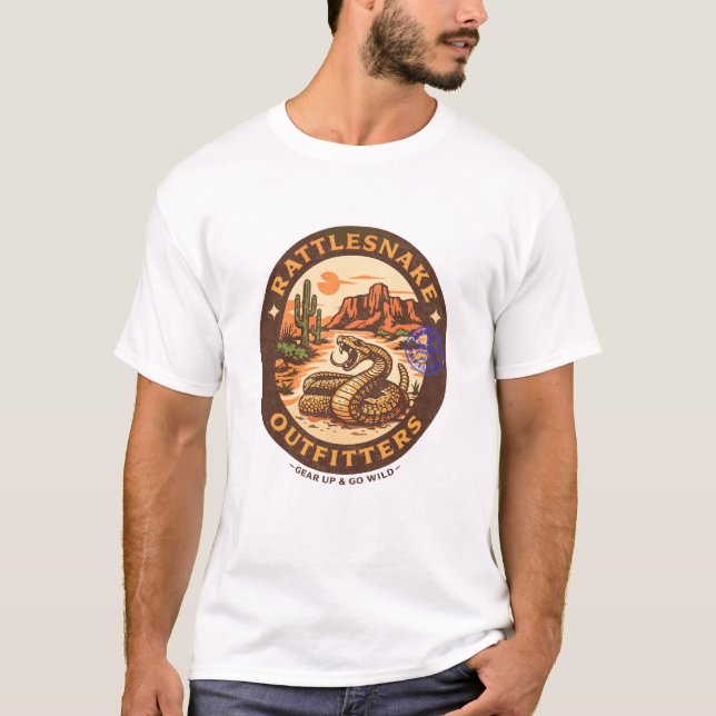 Wild Mesa Rattler T Shirt (Framsida)