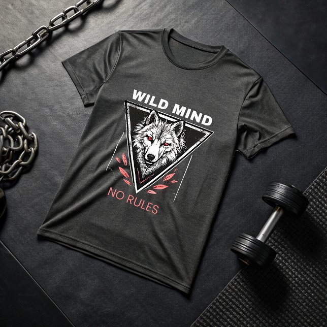 Wild Mind No Rules Wolf T-Shirt | Savage Alpha  (Skapare uppladdad)