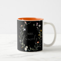 Wild Multicolor Floral Black, Newlyows Bride