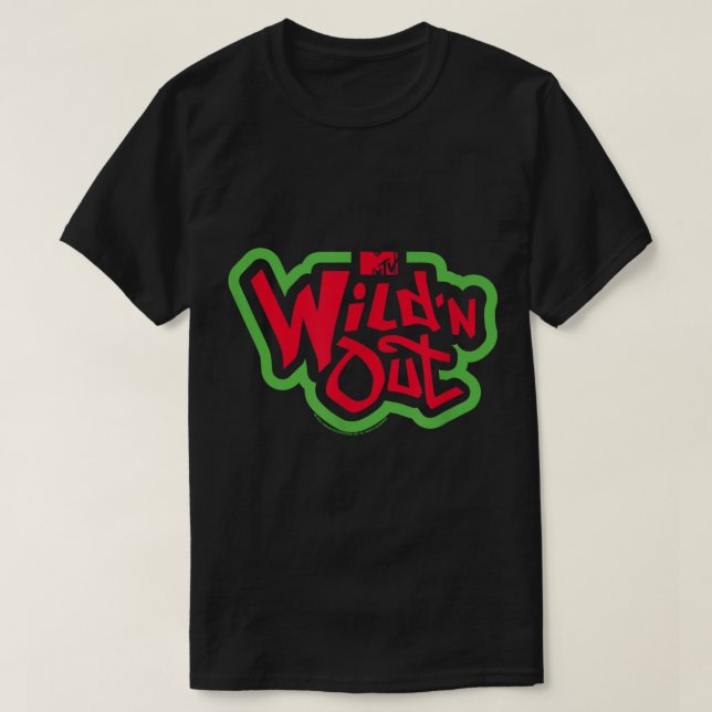 Wild N Out Green And Red Logo  T Shirt (Design framsida)