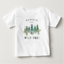 Wild One 1-årsdag Skogsakvarell